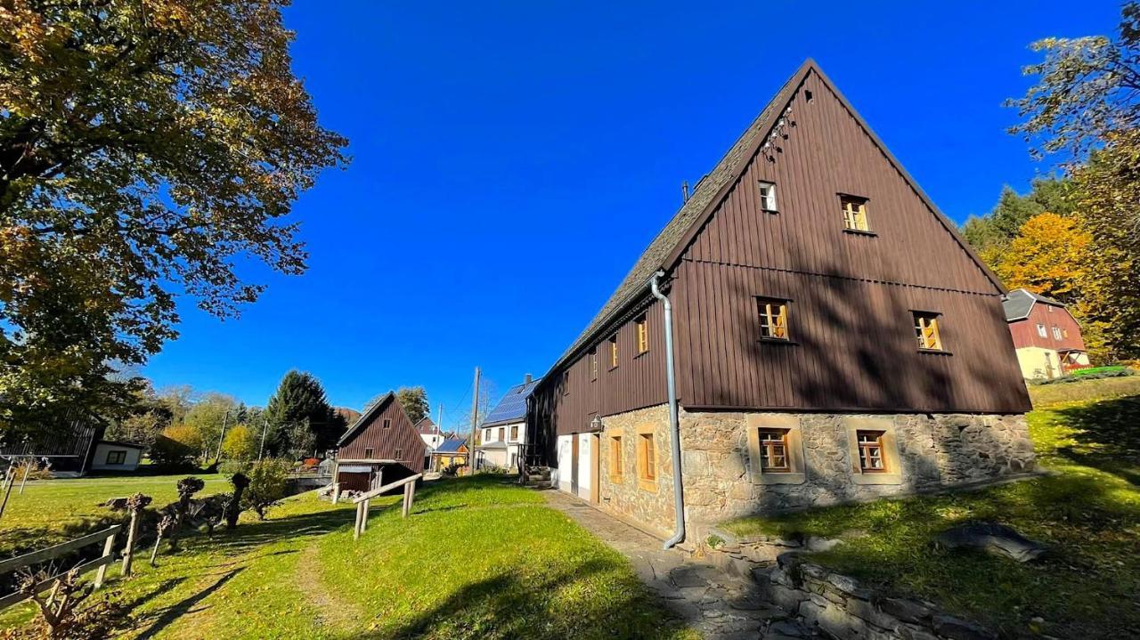Wildbachidylle Villa Lichtenberg/Erzgebirge Kültér fotó